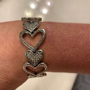 Brighton Silver Heart Bracelet